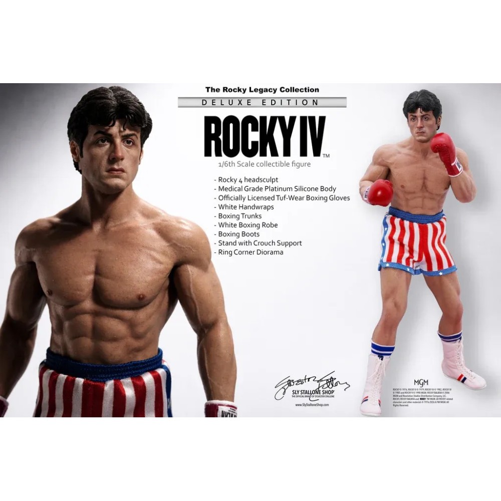 Rocky 4 Deluxe Edition 1/6 Scale Action Figure | Nerdqora