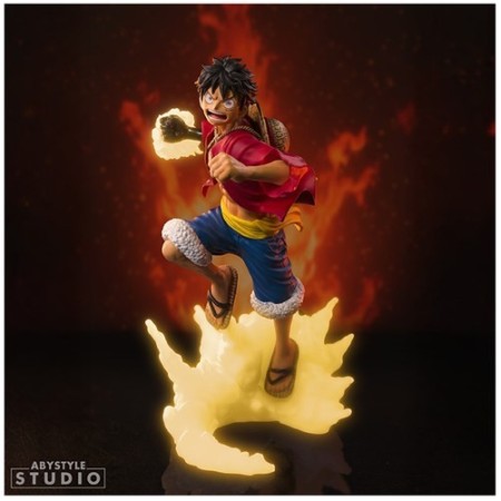 One Piece Luffy Glow In The Dark ABYstyle SFC | Nerdqora