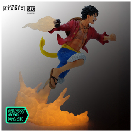 One Piece Luffy Glow In The Dark ABYstyle SFC | Nerdqora