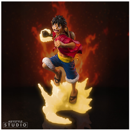 One Piece Luffy Glow In The Dark ABYstyle SFC | Nerdqora