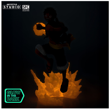 One Piece Luffy Glow In The Dark ABYstyle SFC | Nerdqora