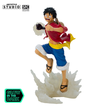 One Piece Luffy Glow In The Dark ABYstyle SFC | Nerdqora