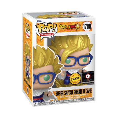 Funko Pop! Animation 1708 - Super Saiyan Gohan in Cape - Dragon Ball Super (Special Edition) (Chase)