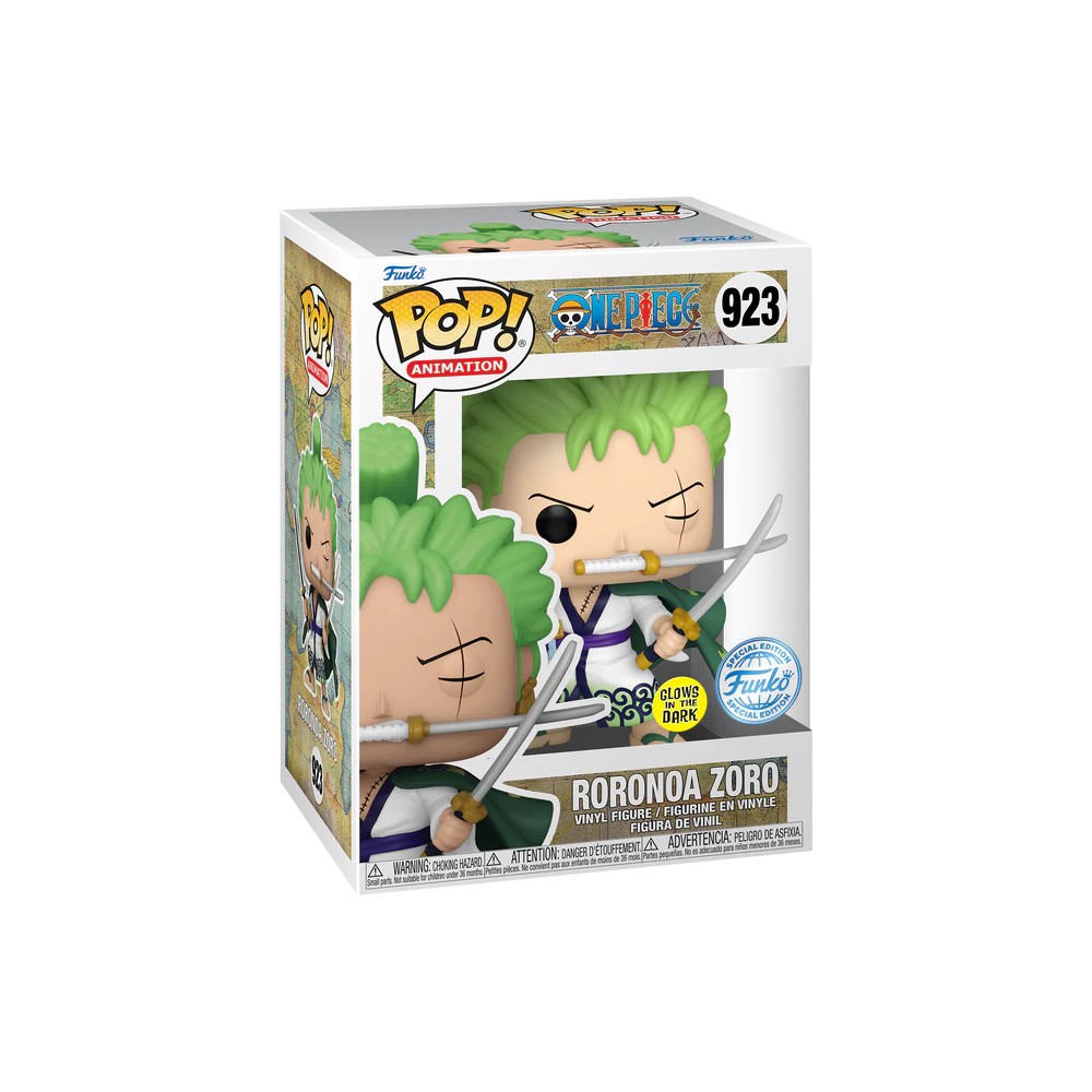 Funko Pop! Animation 923 - Roronoa Zoro - One Piece (Glows in the Dark) (Special Edition)