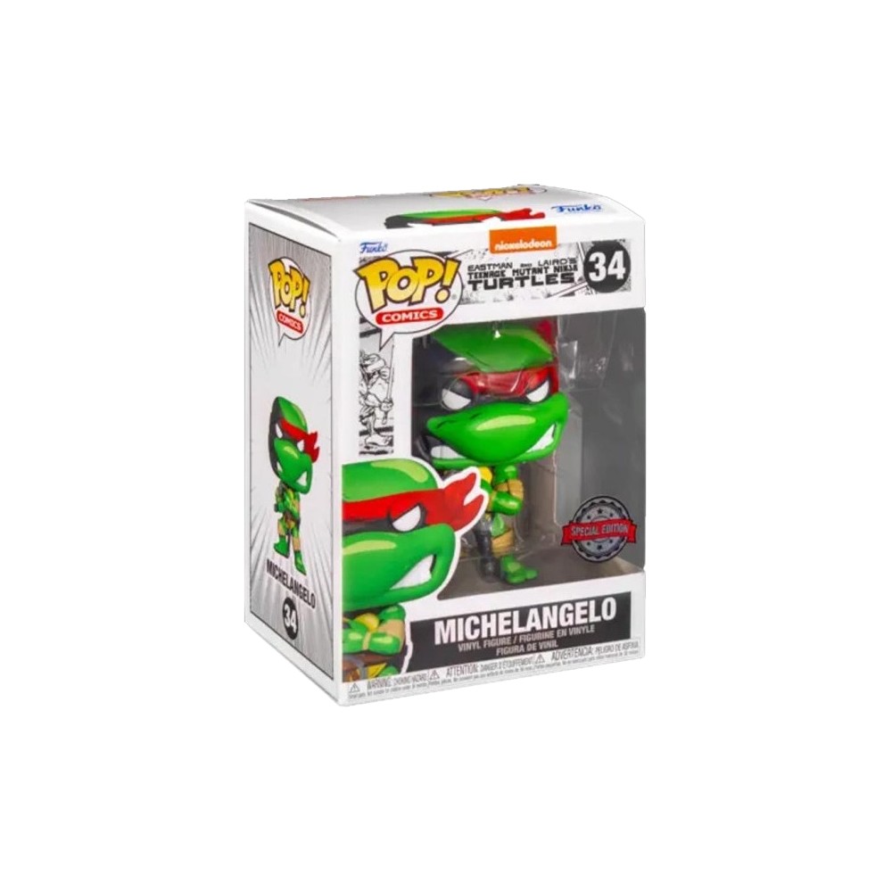 Funko Pop! Comics 34 -  Michelangelo - Teenage Mutant Ninja Turtles (Special Edition)