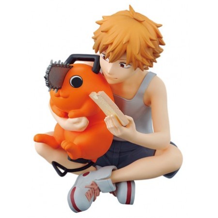 Statua - Denji & Pochita Figure - Chainsaw Man