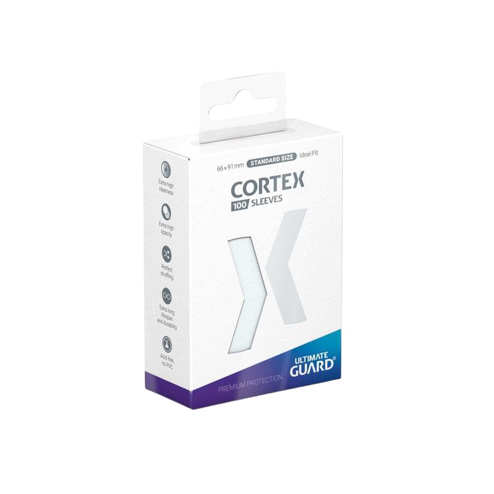 Cortex Sleeves Transparent (100) - Standard Size -  Ultimate Guard