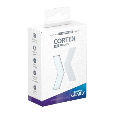 Cortex Sleeves Transparent (100) - Standard Size -  Ultimate Guard