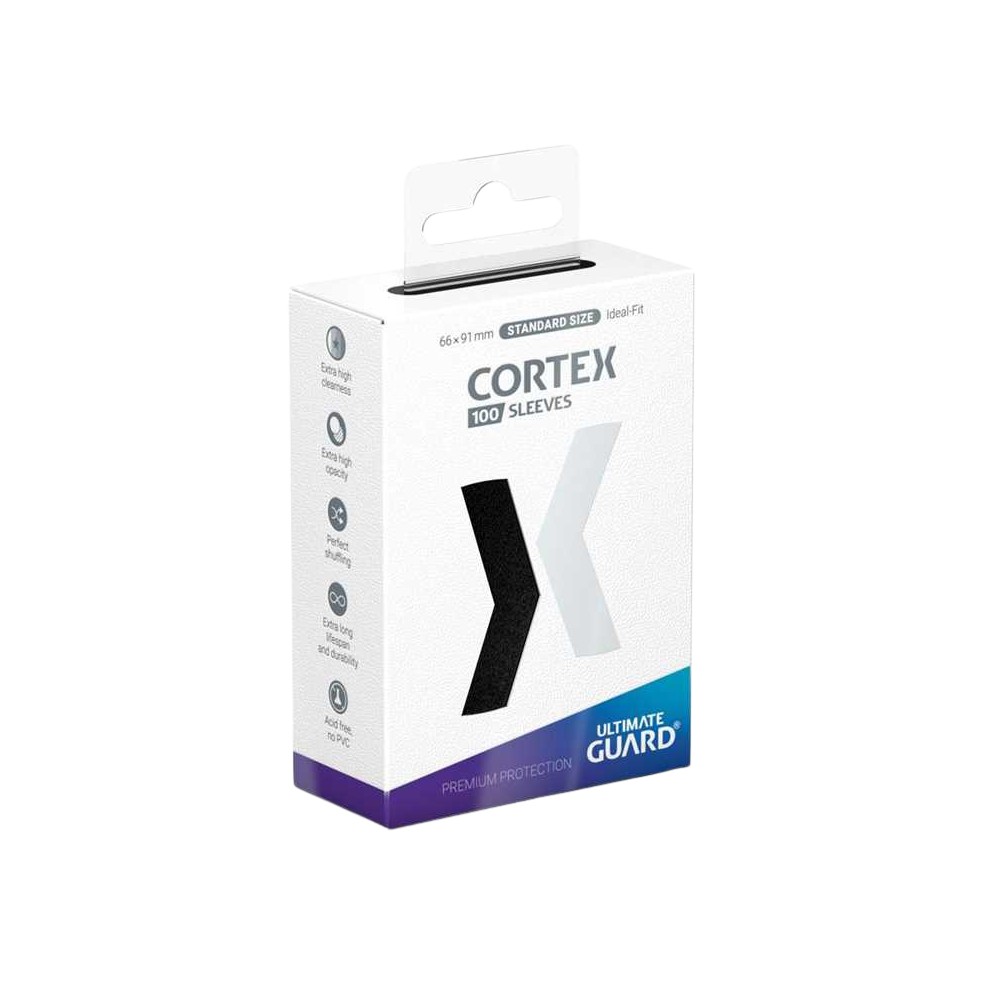 Cortex Sleeves Black (100) - Standard Size -  Ultimate Guard