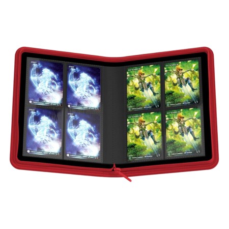 Zipfolio 160 - Album 8 Tasche Red - Ultimate Guard