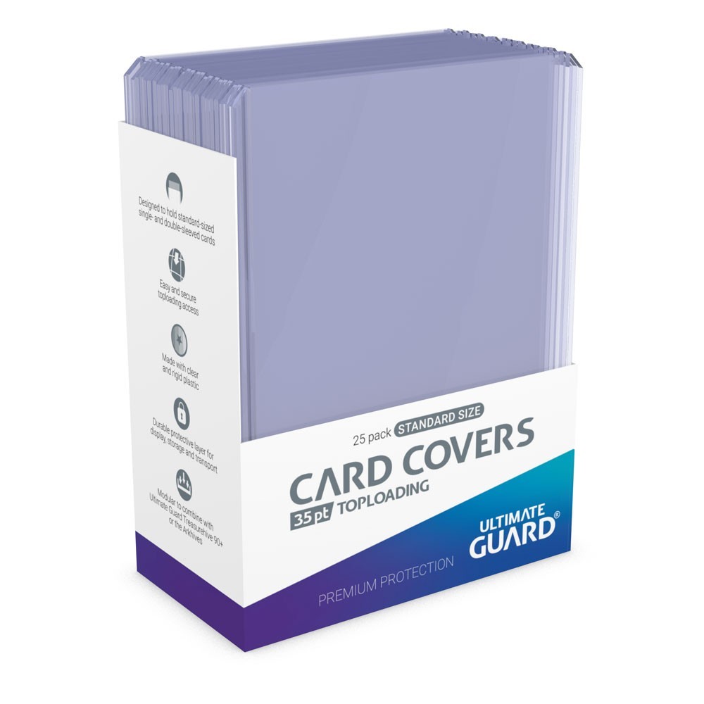 Toploader rigidi Ultimate Guard – confezione da 25 pezzi