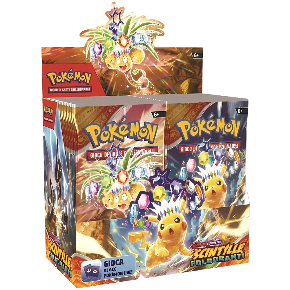 Pokémon Scarlatto e Violetto Scintille Folgoranti Box 36 ITA | Nerdqora