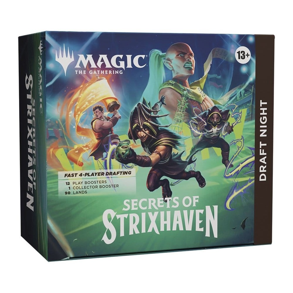 Magic the Gathering Secrets of Strixhaven Draft Night box inglese